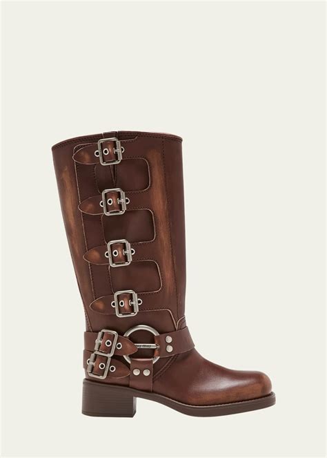 miu miu spring 2016 boots|miu buckle boots.